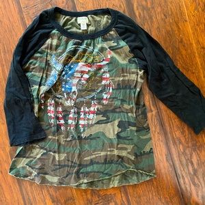 Ralph Lauren 3/4 Sleeve Tshirt - Size Small